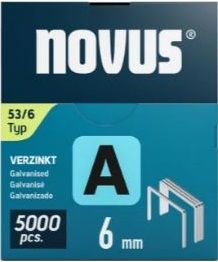 Novus 042-0761 Staple with fine thread A 53/6 mm Superhard (5000 pieces)