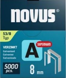 Novus 042-0762 Staple with fine thread A 53/8 mm Superhard (5000 pieces)