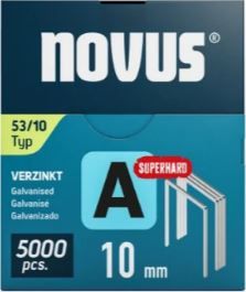 Novus 042-0763 Staple with fine thread A 53/10 mm Superhard (5000 pieces)