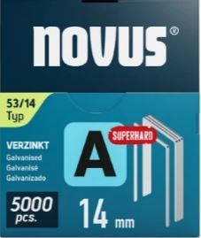 Novus 042-0764 Staple with fine thread A 53/14 mm Superhard (5000 pieces)