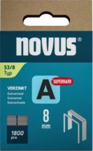 Novus 042-0775 Staple with fine thread A 53/8 mm Superhard (1800 pieces)