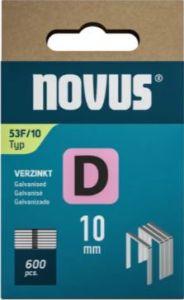 Novus 042-0790 Staple with flat wire D 53F/10mm (600 pieces)