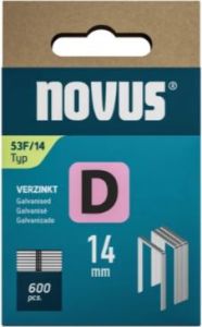 Novus 042-0792 Staple with flat wire D 53F/14mm (600 pieces)