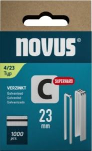 Novus 042-0803 Staple with narrow back C 4/23mm Superhard (1,000 pieces)