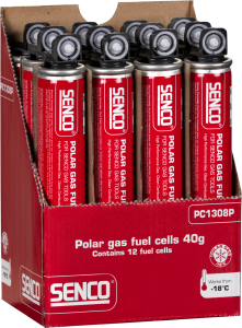Senco Accessories PC1308P Polar gas cartridges, 40 grams 12 pieces