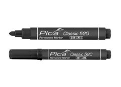PI52046 Pica 520/46 Permanent Marker 1-4 mm round Black,10pcs