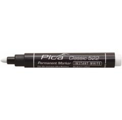 PI52252 Pica 522/52 Permanent Marker 2-4mm round tip white,10pcs