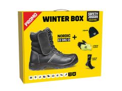 Safety Jogger PROMONORDI Winter box Nordi safety shoe, hat, gloves and socks
