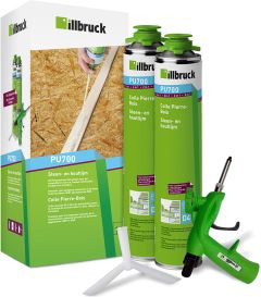illbruck 340019 PU700 Stone and Wood Glue Starter Kit 880 ml