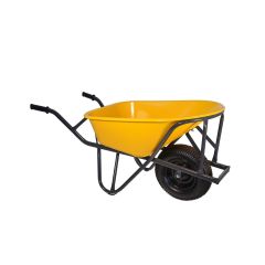 1251000900 Paving wheelbarrow HDPE 90L yellow