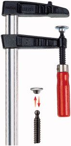 Bessey TGK300 Malleable cast iron screw clamp 0-3000 mm