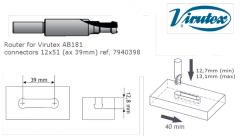 Frees voor AB181 OVVO connectors 39mm