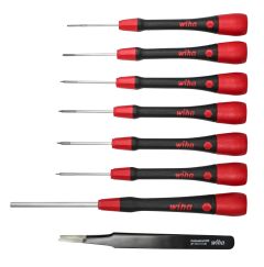 Wiha 42995 Screwdriver set PicoFinish® assorted 8 parts incl. tweezers for iPhone®/Apple® devices