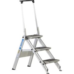 Zarges 41928 Plazamax P Safety stairs - 3 treads Working height: 2.70m