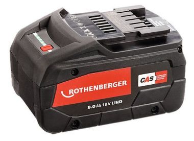 Rothenberger Accessories 1000002549 RO BP18/8 Battery 18 Volt 8.0 AH LiHD