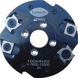 Lamello 132130 Groove cutter 100 x 4 x 22 mm with reversible knives