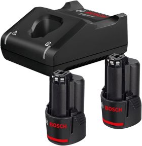 Bosch Professional Accessories 1600A019R8 Starter set 2 x GBA 12 V 2.0 Ah + GAL 12V-40 Professional