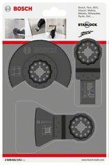 Bosch Professional Accessories 2608662342 Accessories set Basic Tile Multitool 3-piece Starlock connection for various brands