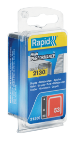 Rapid 5000742 No. 53 High-Performance wire Staples 8 mm  2,130 pcs.