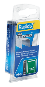 Rapid 40109514 No. 140 flat wire staples 8 mm  970 pieces