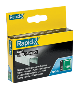 Rapid 11912331 No. 140 flat wire staples 12 mm  2,000 pieces