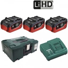 Metabo Accessories 685069000 Battery pack 3 x 18V LiHD 5,5Ah + Charger ASC30-36 in Metaloc