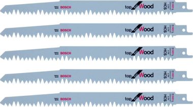 Bosch Professional Accessories 2608650676 S1531L Reciprocating saw blade  Top for Wood 240 mm 5 pieces