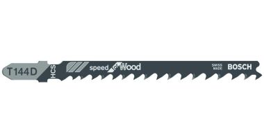 Bosch Professional Accessories 2608633625 T144D Jigsaw blades T - Shank Per 25 Wood