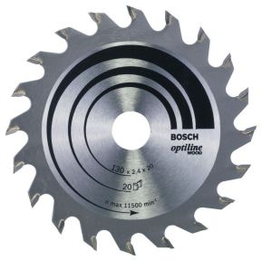 Bosch Professional Accessories 2608640582 Circular saw blade 130 x 20 x 20T Optiline Wood
