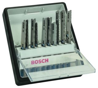 Bosch Professional Accessories 2607010541 10-part Robust Line jigsaw blade set Metal expert