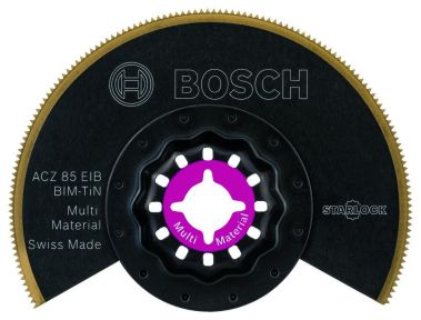 Bosch Blauw Accessoires 2608661758 ACZ 85 EB BIM-TiN segmentzaagblad SL 85 mm