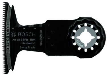 Bosch Blauw Accessoires 2608662017 AIZ 65 BSB BIM invalzaagblad SL Hard Wood 65 mm 1 stuks