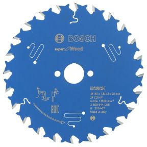 Bosch Professional Accessories 2608644008 Carbide Circular Saw Blade Expert for Wood 140 x 20 x 24T