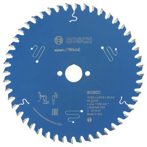 Bosch Professional Accessories 2608644024 Carbide Circular Saw Blade Expert for Wood 165 x 20 x 48T