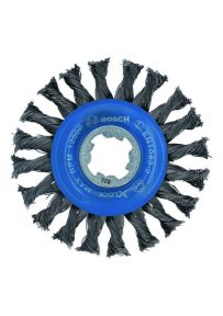 Bosch Professional Accessories 2608620731 X-LOCK Disc Brush Heavy for Metal 115 mm twisted wire steel