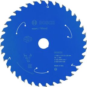 Bosch Professional Accessories 2608644508 Carbide circular saw blade Wood Expert for cordless saws 165 x 20 x T36