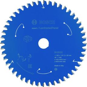 Bosch Professional Accessories 2608644549 Carbide circular saw blade Laminated Panel Expert for cordless saws 165 x 20 x 48T