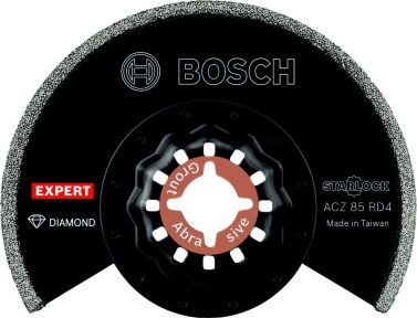 Bosch Professional Accessories 2608900034 Expert Grout Segment blade ACZ 85 RD4 multitool saw blade 85 mm