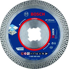 Bosch Professional Accessories 2608900658 Expert HardCeramic X-LOCK diamond Cut-off wheel 125 x 22,23 x 1,4 x 10 mm