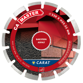 Carat CAM1253000 Diamond saw blade bricks / tarmac CA MASTER 125x22.2MM