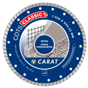 Carat CDTSC12530 Diamond saw blade CDTS CLASSIC 125x22.2MM