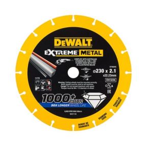 DeWalt Accessories DT40255-QZ Extreme Metal Cut-off Wheel Metal 230 x 22.23 x 2.1 mm