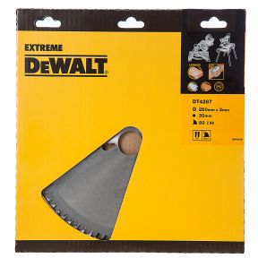 DeWalt Accessories DT4287-QZ TCT Circular saw blade, 250 x 30 x 80T, TFZ, -5°