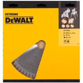 DeWalt Accessories DT4352-QZ DT4352 HM saw blade 250 x 30 x 60T trapezoidal, negative 5
