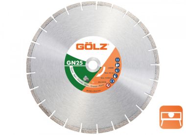 Gölz GN25400 GN25 Diamond saw blade Granite Hardstone 400 x 25.4/30 mm