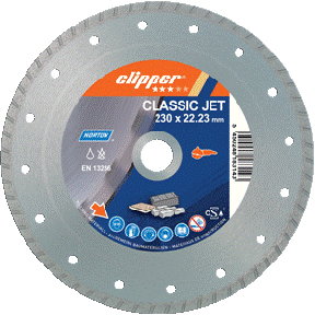 Norton Clipper 70184626814 Classic Jet Diamond blade 115 x 22,23 mm
