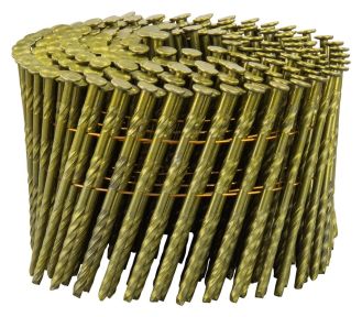 Makita Accessories F-31320 Wire nails on flat roll 3.2 x 75 mm twisted Blank/yellow coated - 4050 pieces