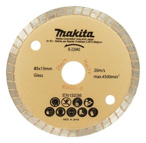 Makita Accessories B-22040 Diamond saw blade 85 mm Uni for dry use