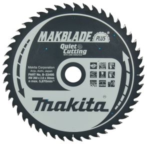 Makita B-33495 HM saw blade Quiet & Clean 260 x 30 x 48T