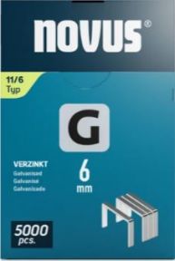 Novus 042-0765 Not with flat wire G 11/6mm (5,000 pieces)